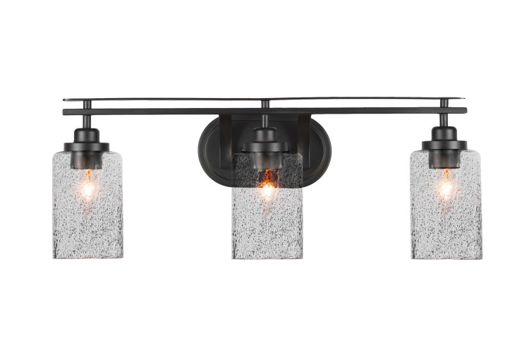 Toltec Lighting - 2613-MB-3002 - Three Light Bath Bar - Odyssey - Matte Black