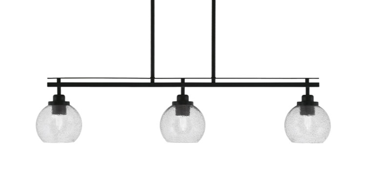 Toltec Lighting - 2636-MB-4102 - Three Light Island Pendant - Odyssey - Matte Black Toltec Lighting - 2636-MB-4102 - Three Light Island Pendant - Odyssey - Matte Black