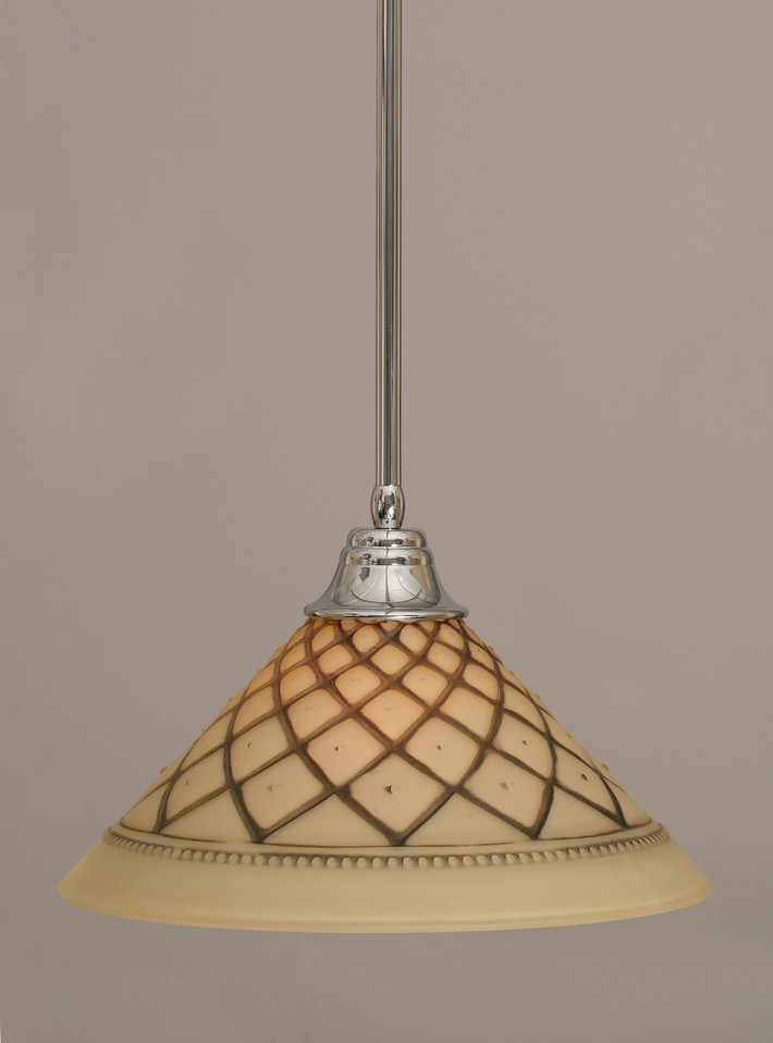 Toltec Lighting - 26-CH-718 - One Light Pendant - Any - Chrome