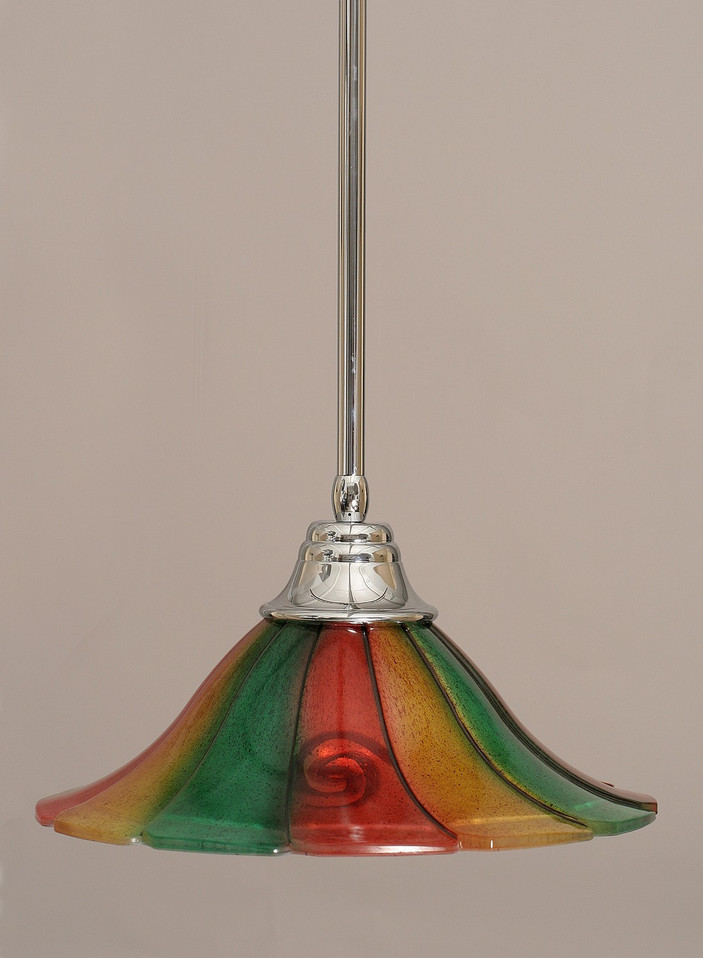 Toltec Lighting - 26-CH-764 - One Light Pendant - Any - Chrome