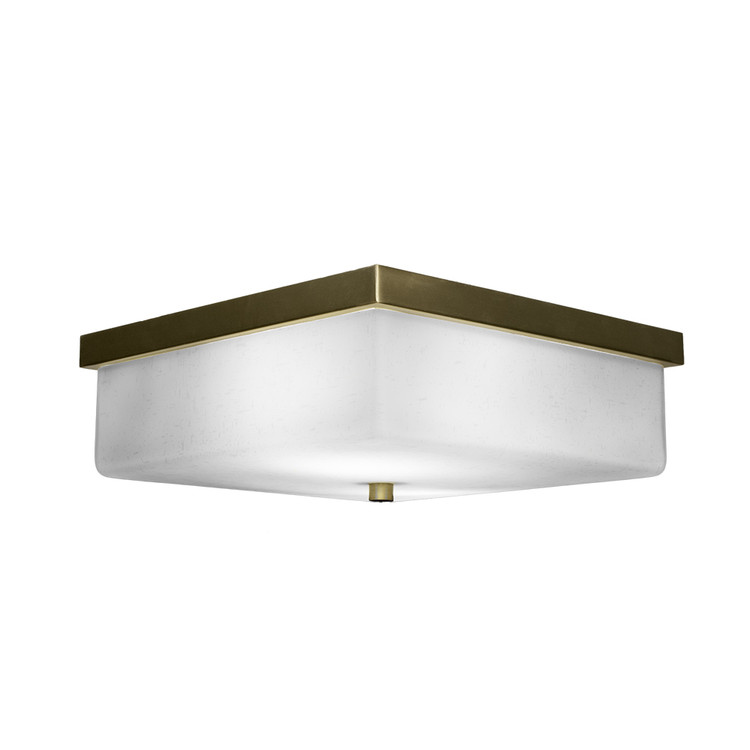 Toltec Lighting - 3029-NAB-533 - Two Light Semi-Flush Mount - Nouvelle - New Age Brass