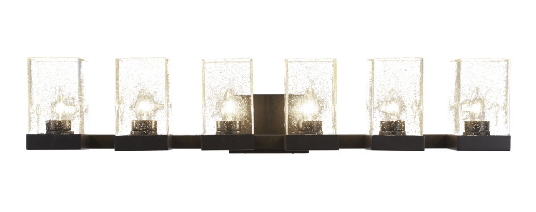 Toltec Lighting - 3126-GP-530 - Six Light Bath Bar - Nouvelle - Graphite