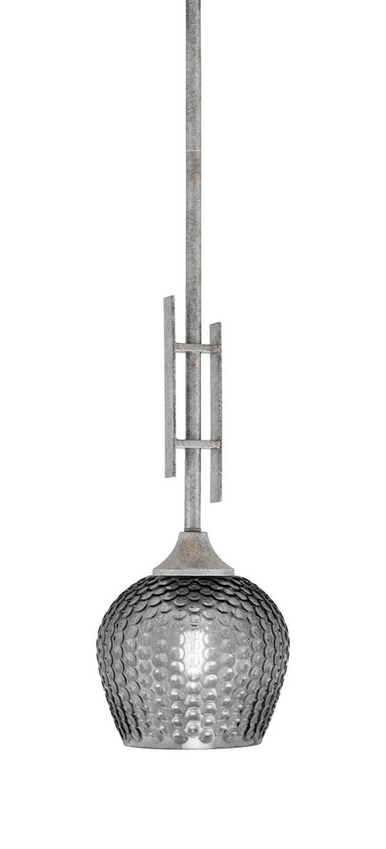 Toltec Lighting - 320-AS-4602 - One Light Mini Pendant - Uptowne - Aged Silver