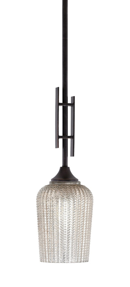 Toltec Lighting - 320-DG-4253 - One Light Mini Pendant - Uptowne - Dark Granite