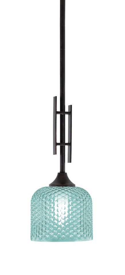 Toltec Lighting - 320-DG-4615 - One Light Mini Pendant - Uptowne - Dark Granite