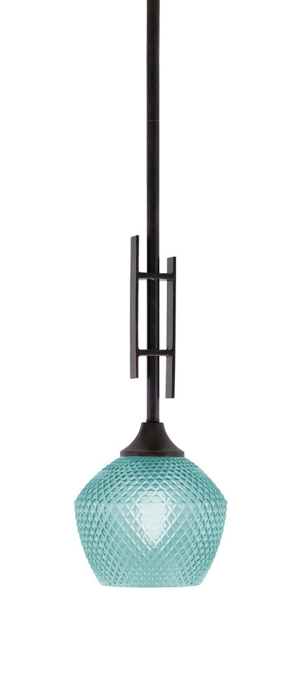 Toltec Lighting - 320-DG-4625 - One Light Mini Pendant - Uptowne - Dark Granite