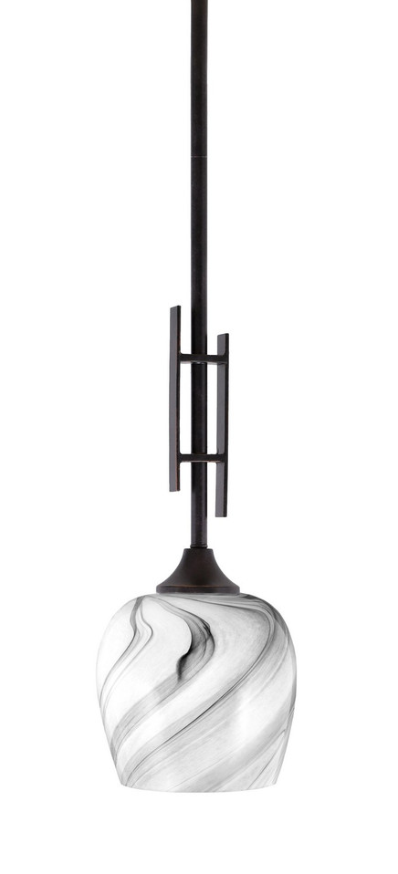 Toltec Lighting - 320-DG-4819 - One Light Mini Pendant - Uptowne - Dark Granite