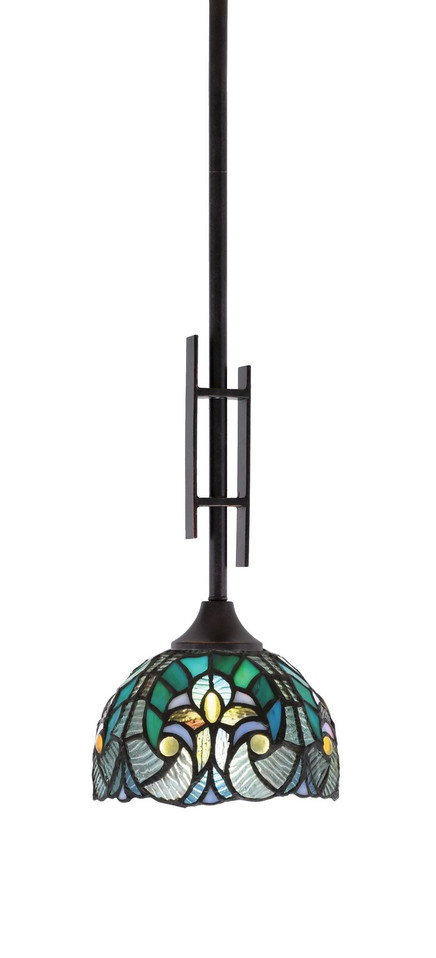 Toltec Lighting - 320-DG-9925 - One Light Mini Pendant - Uptowne - Dark Granite