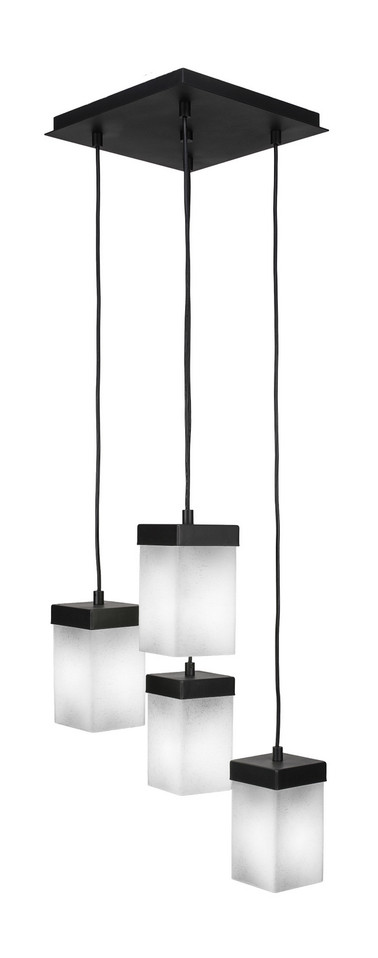 Toltec Lighting - 3214-ES-531 - Four Light Mini Pendant - Nouvelle - Espresso