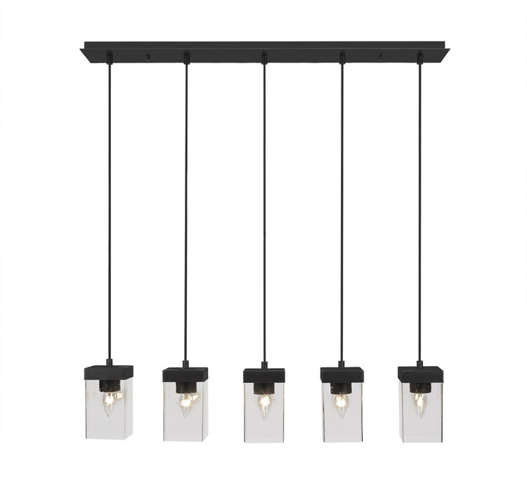 Toltec Lighting - 3215-ES-530 - Five Light Mini Pendant - Nouvelle - Espresso