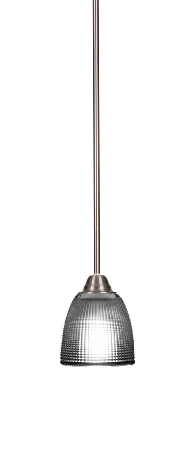 Toltec Lighting - 3401-BN-500 - One Light Mini Pendant - Paramount - Brushed Nickel