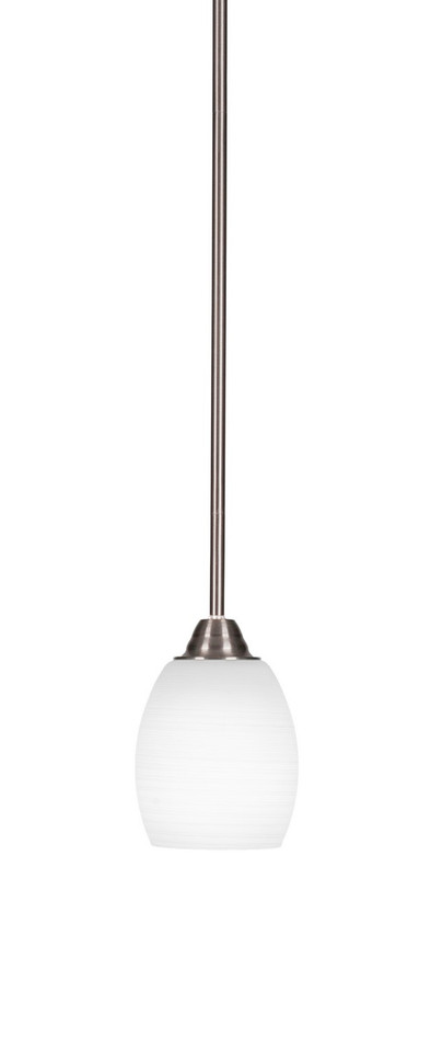 Toltec Lighting - 3401-BN-615 - One Light Mini Pendant - Paramount - Brushed Nickel
