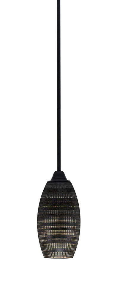 Toltec Lighting - 3401-MB-4049 - One Light Mini Pendant - Paramount - Matte Black