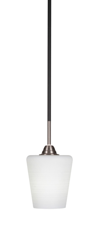 Toltec Lighting - 3401-MBBN-4031 - One Light Mini Pendant - Paramount - Matte Black & Brushed Nickel