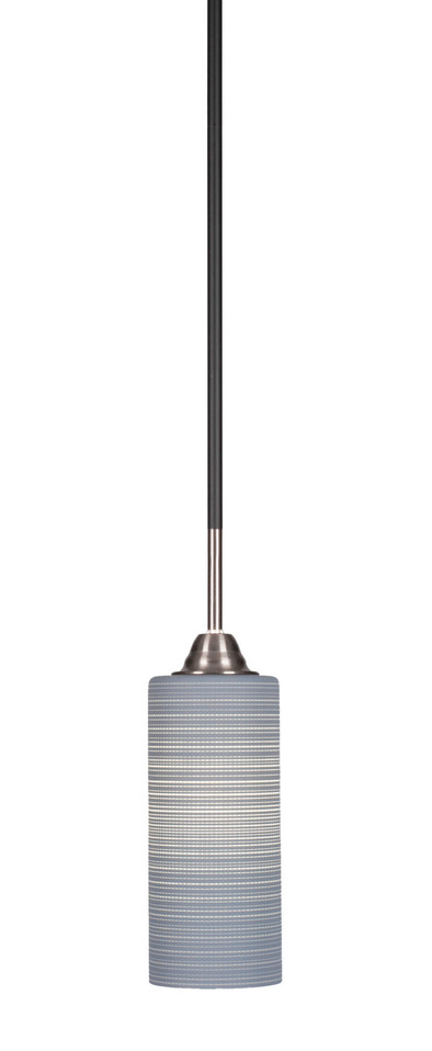 Toltec Lighting - 3401-MBBN-4092 - One Light Mini Pendant - Paramount - Matte Black & Brushed Nickel