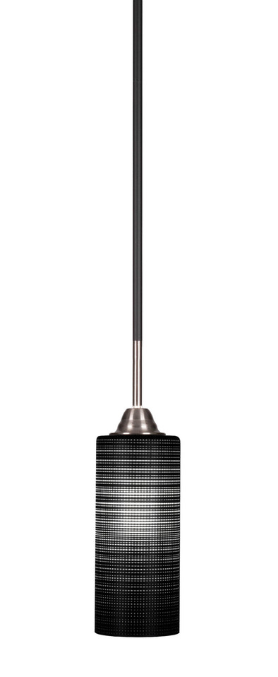 Toltec Lighting - 3401-MBBN-4099 - One Light Mini Pendant - Paramount - Matte Black & Brushed Nickel