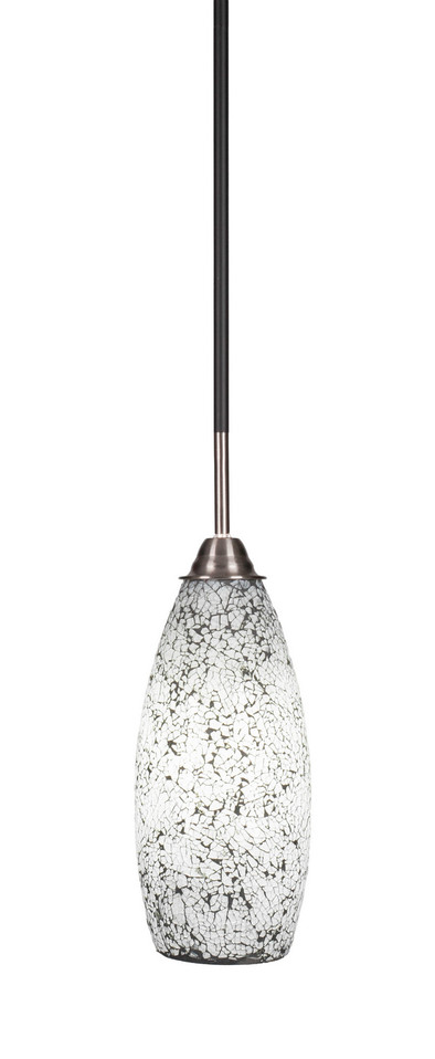 Toltec Lighting - 3401-MBBN-416 - One Light Mini Pendant - Paramount - Matte Black & Brushed Nickel
