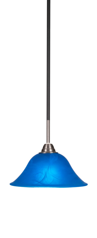 Toltec Lighting - 3401-MBBN-435 - One Light Mini Pendant - Paramount - Matte Black & Brushed Nickel