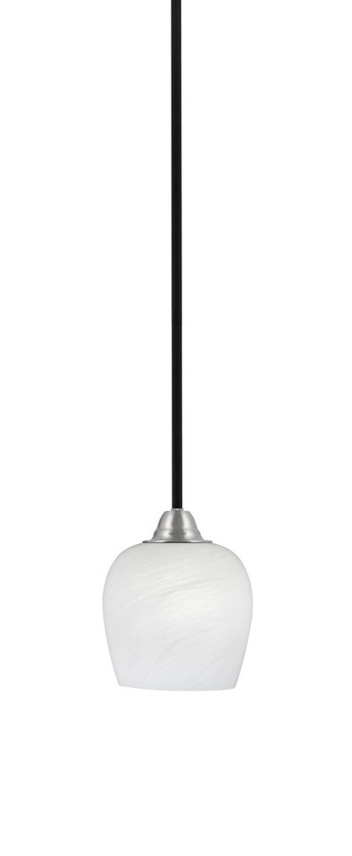 Toltec Lighting - 3401-MBBN-4811 - One Light Mini Pendant - Paramount - Matte Black & Brushed Nickel