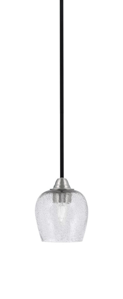 Toltec Lighting - 3401-MBBN-4812 - One Light Mini Pendant - Paramount - Matte Black & Brushed Nickel