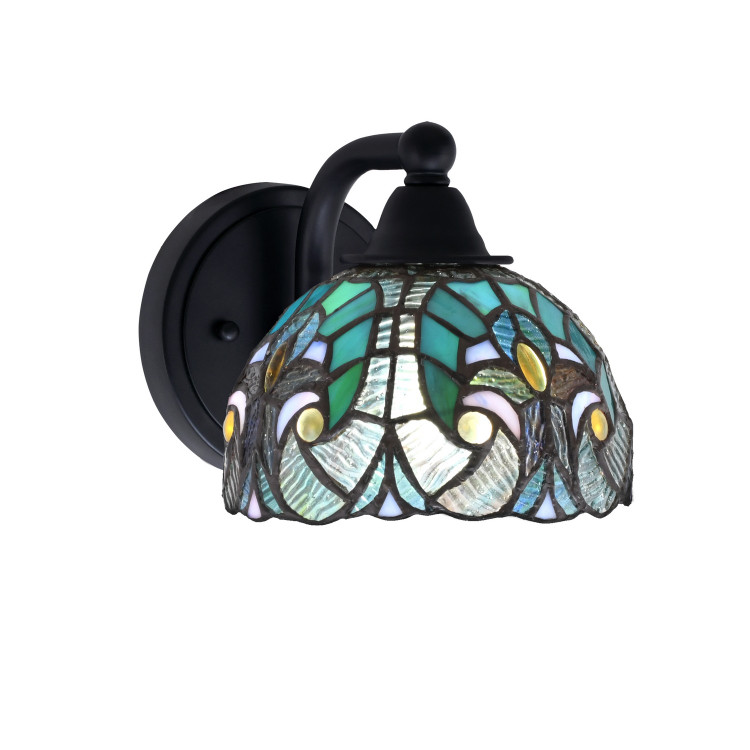 Toltec Lighting - 3421-MB-9925 - One Light Wall Sconce - Paramount - Matte Black