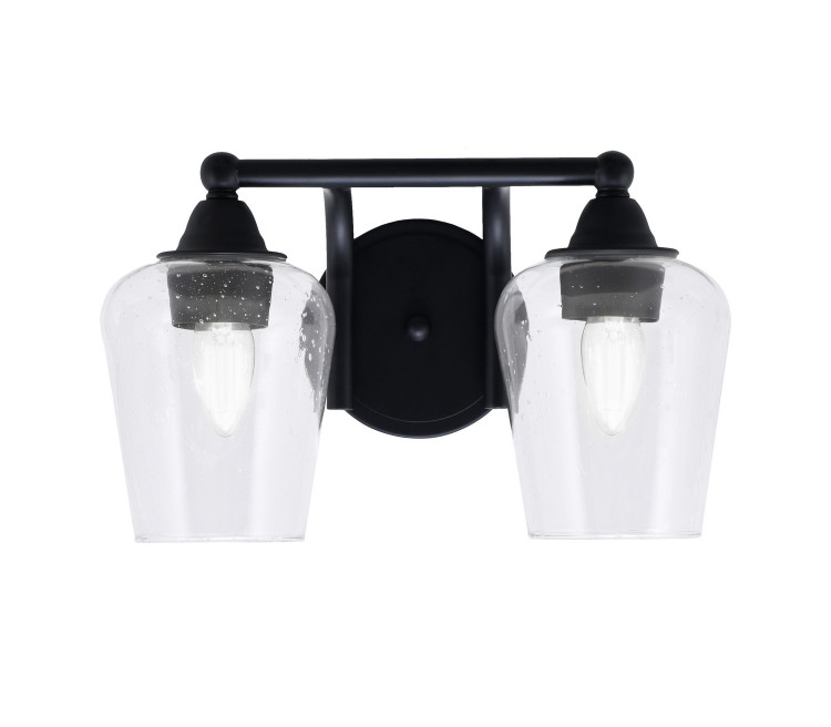 Toltec Lighting - 3422-MB-210 - Two Light Bath Bar - Paramount - Matte Black