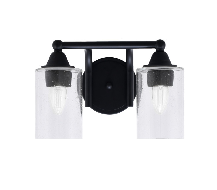 Toltec Lighting - 3422-MB-300 - Two Light Bath Bar - Paramount - Matte Black