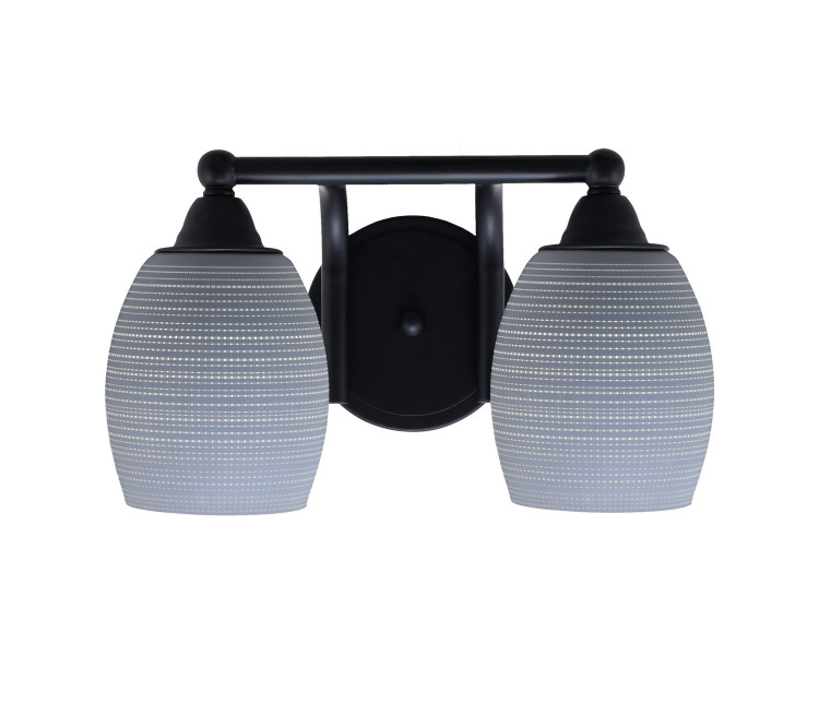 Toltec Lighting - 3422-MB-4022 - Two Light Bath Bar - Paramount - Matte Black