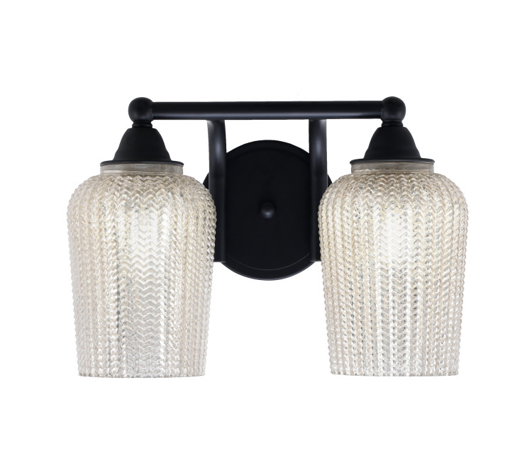 Toltec Lighting - 3422-MB-4253 - Two Light Bath Bar - Paramount - Matte Black