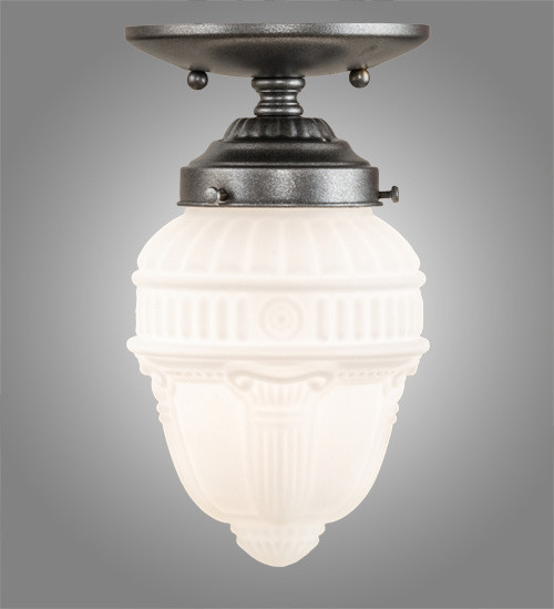 Meyda Tiffany - 236911 - One Light Semi-Flushmount - Colonnade - Pewter
