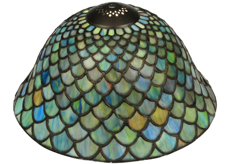 Meyda Tiffany - 23953 - Shade - Tiffany Fishscale - Bronze