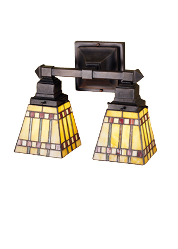 Meyda Tiffany - 24278 - Two Light Wall Sconce - Prairie Corn - Rust