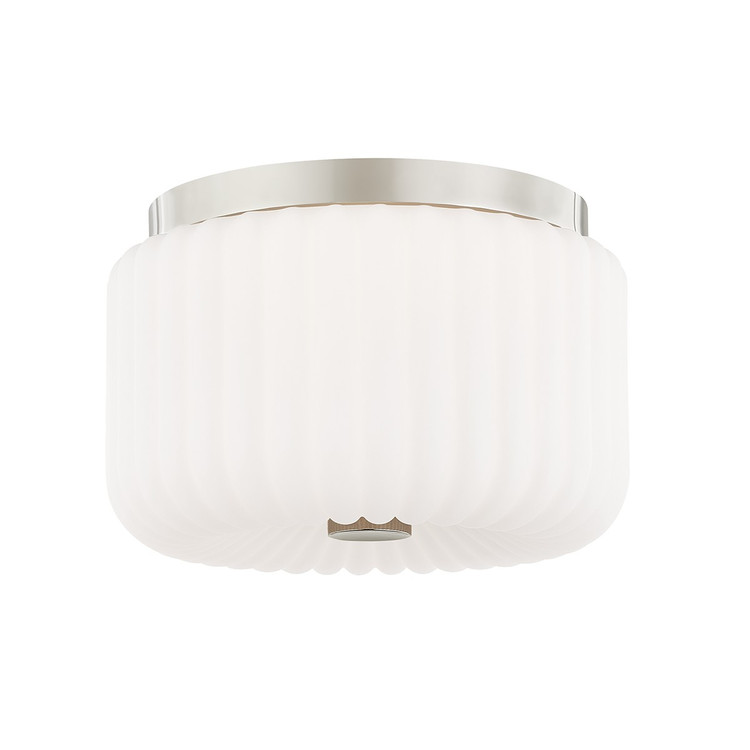 Mitzi - H340502-PN - Two Light Flush Mount - Lydia - Polished Nickel Mitzi - H340502-PN - Two Light Flush Mount - Lydia - Polished Nickel