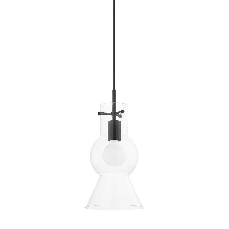 Mitzi - H702701S-SBK - One Light Pendant - Mirabel - Soft Black