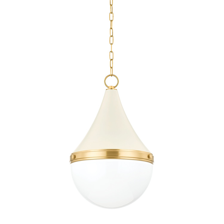 Mitzi - H787701L-AGB/SCR - One Light Pendant - Ciara - Aged Brass