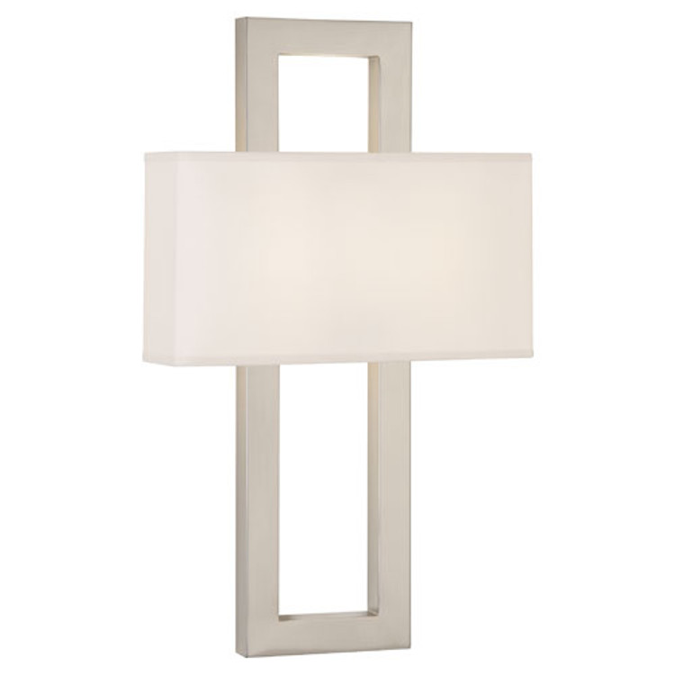 Robert Abbey - S115 - Two Light Wall Sconce - Doughnut - Antique Silver