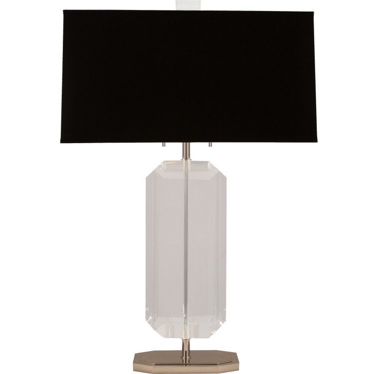 Robert Abbey - S1196B - Two Light Table Lamp - Jacqueline - Polished Nickel w/Clear Crystal