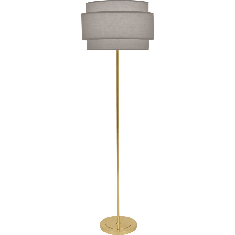 Robert Abbey - SG132 - One Light Floor Lamp - Decker - Modern Brass