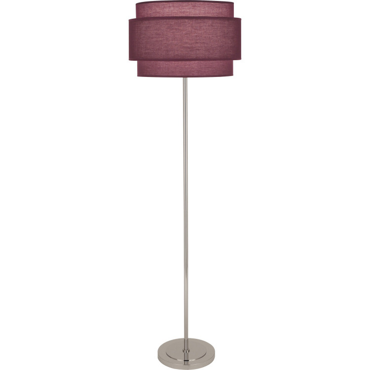 Robert Abbey - VW133 - One Light Floor Lamp - Decker - Polished Nickel