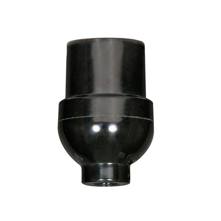 Satco - 80-1111 - 1/8 Ip Cap W/Plastic Bushing - Black