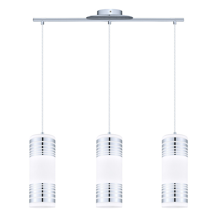 Eglo USA - 200228A - Three Light Linear Pendant - Bayman - Chrome