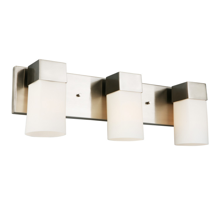 Eglo USA - 202864A - Three Light Bath/Vanity - Ciara Springs - Brushed Nickel