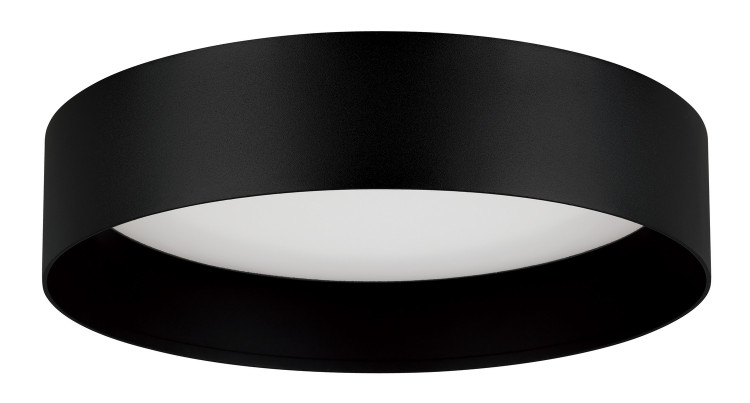 Eglo USA - 205628A - LED Ceiling Mount - Ester - Exterior: Structured Black Interior: Matte White Eglo USA - 205628A - LED Ceiling Mount - Ester - Exterior: Structured Black Interior: Matte White