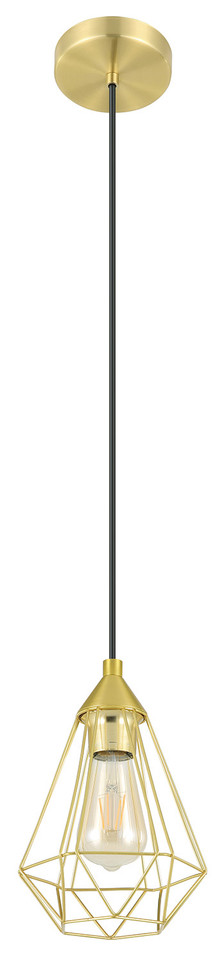 Eglo USA - 43681A - One Light Pendant - Tarbes - Brushed Brass