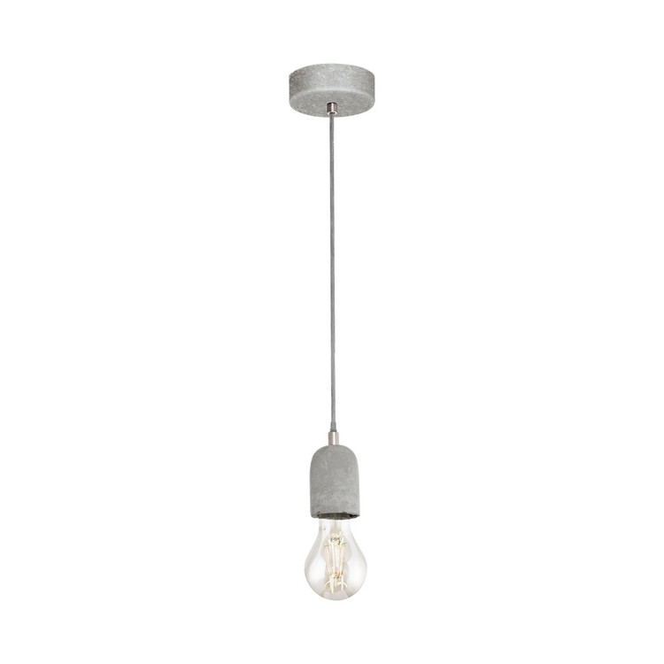 Eglo USA - 95522A - One Light Pendant - Silvares - Grey