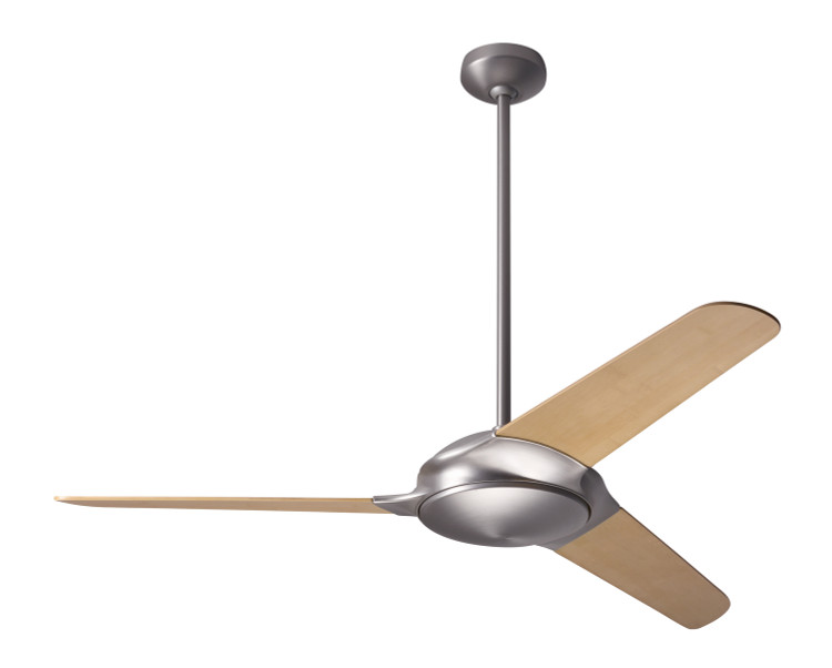 Modern Fan Co - FLO-MN-52-BB-NL-002 - 52Ceiling Fan - Flow - Matte Nickel