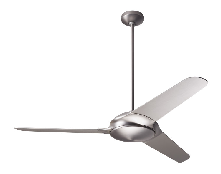 Modern Fan Co - FLO-MN-52-NK-NL-003 - 52Ceiling Fan - Flow - Matte Nickel