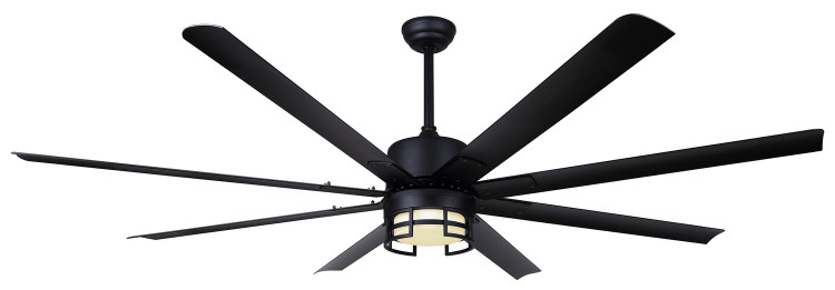 Canarm - CP72EZR8BK-W - 72 Ceiling Fan - Ezra - Black