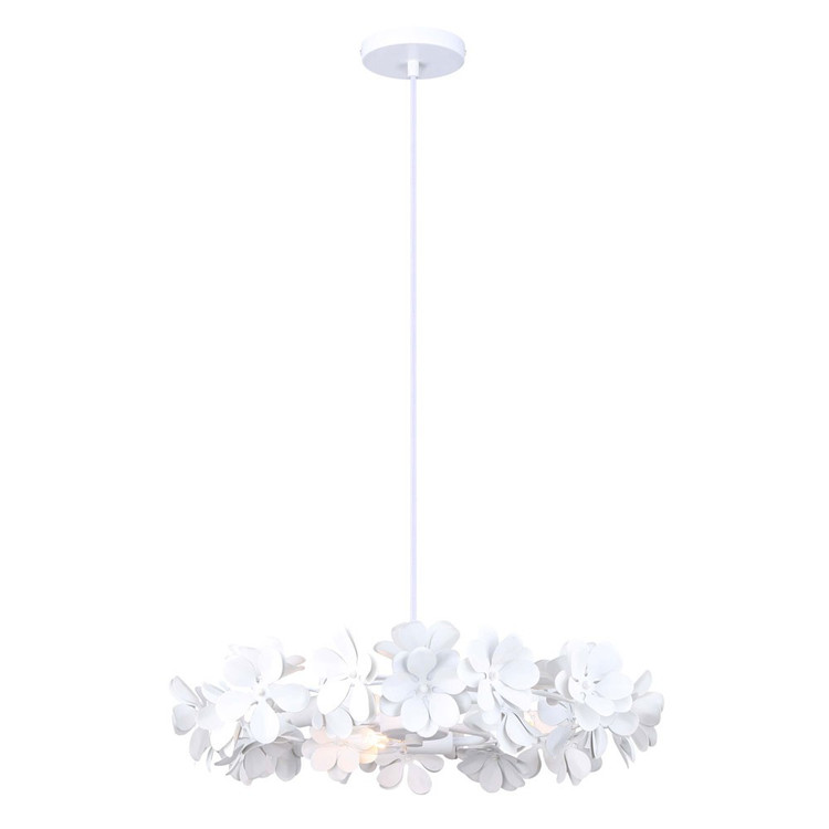 Canarm - ICH2022B03WH20 - Three Light Chandelier - Cassia - Matte White Canarm - ICH2022B03WH20 - Three Light Chandelier - Cassia - Matte White