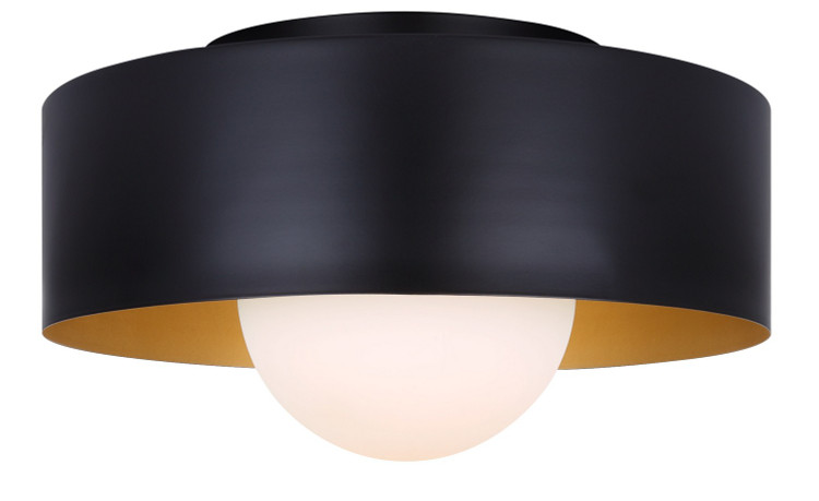Canarm - IFM1150A13BK - One Light Flush Mount - Daylon - Black